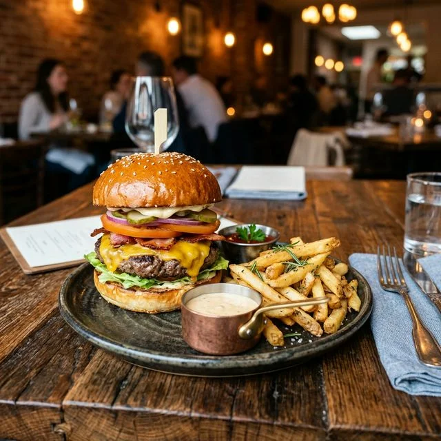 Food photo after editing — appetizing warm tones clean whites